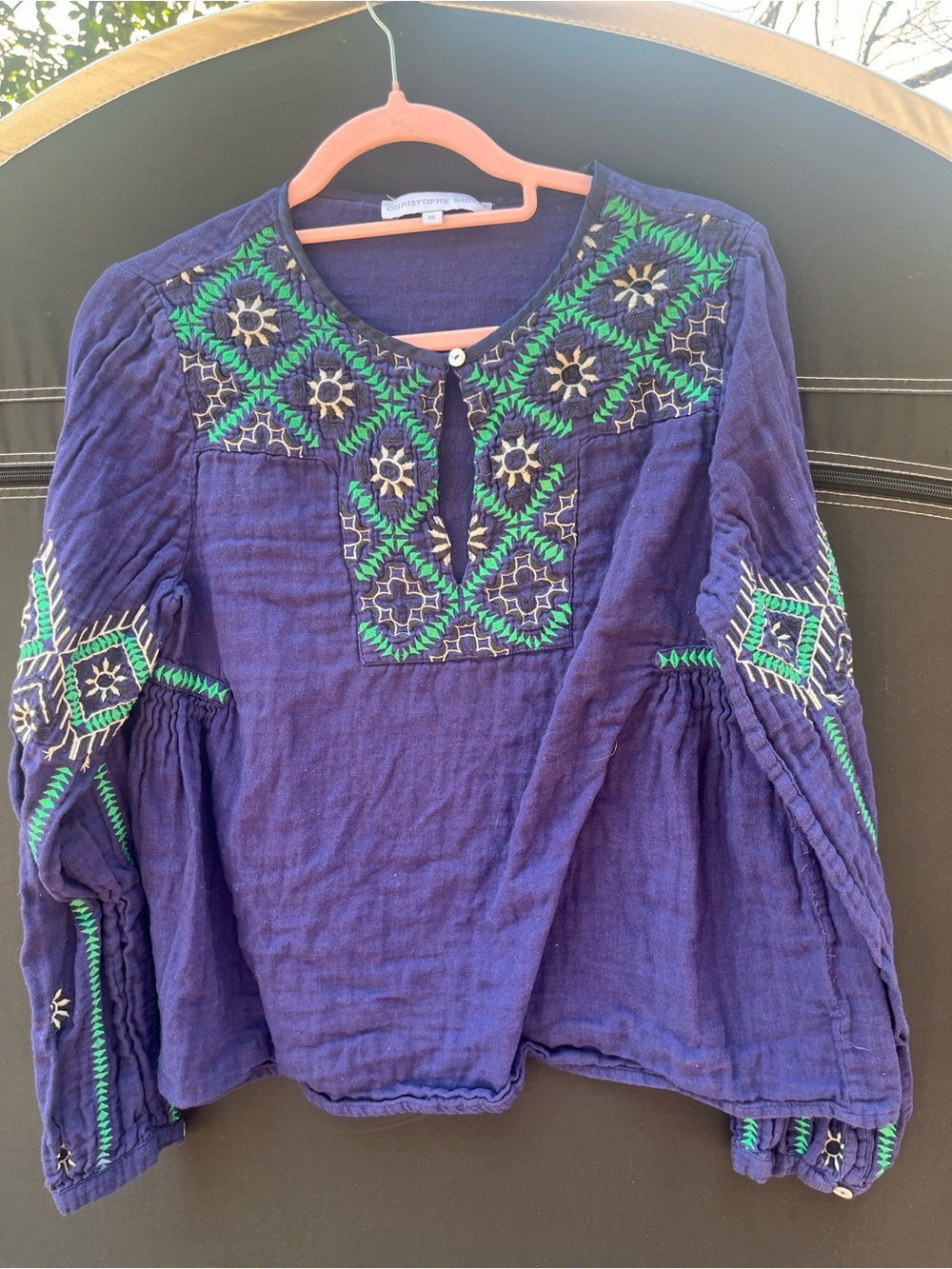 Christophe Sauvat Polska peasant  Embroidered blouse